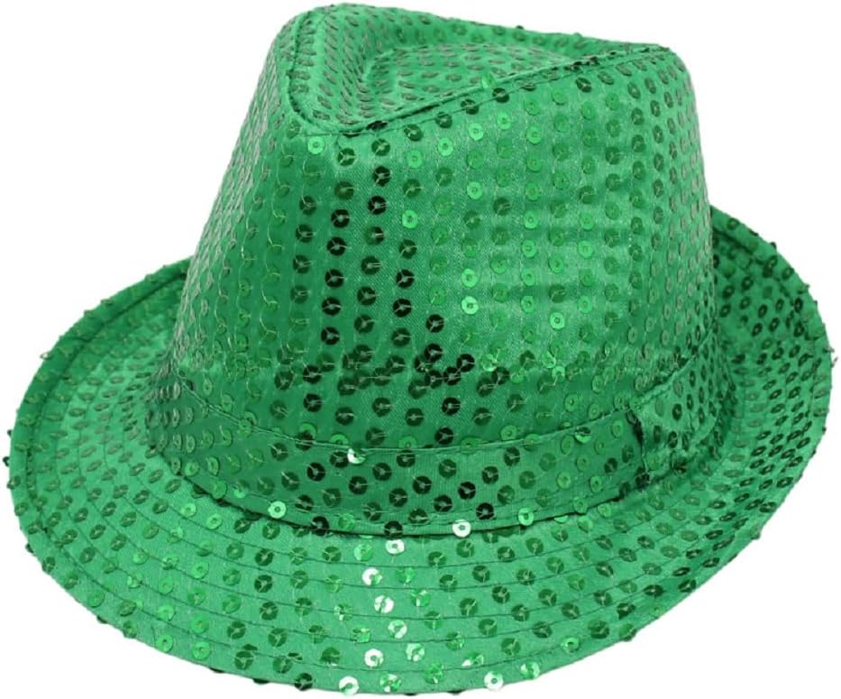 Western Sequin Fedora Hat Solid Situation — WeirdThingsToBuy weird find
