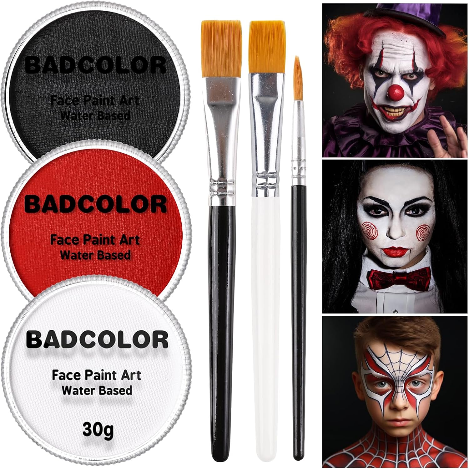 White Black Red Joker Clown Energy — WeirdThingsToBuy weird find