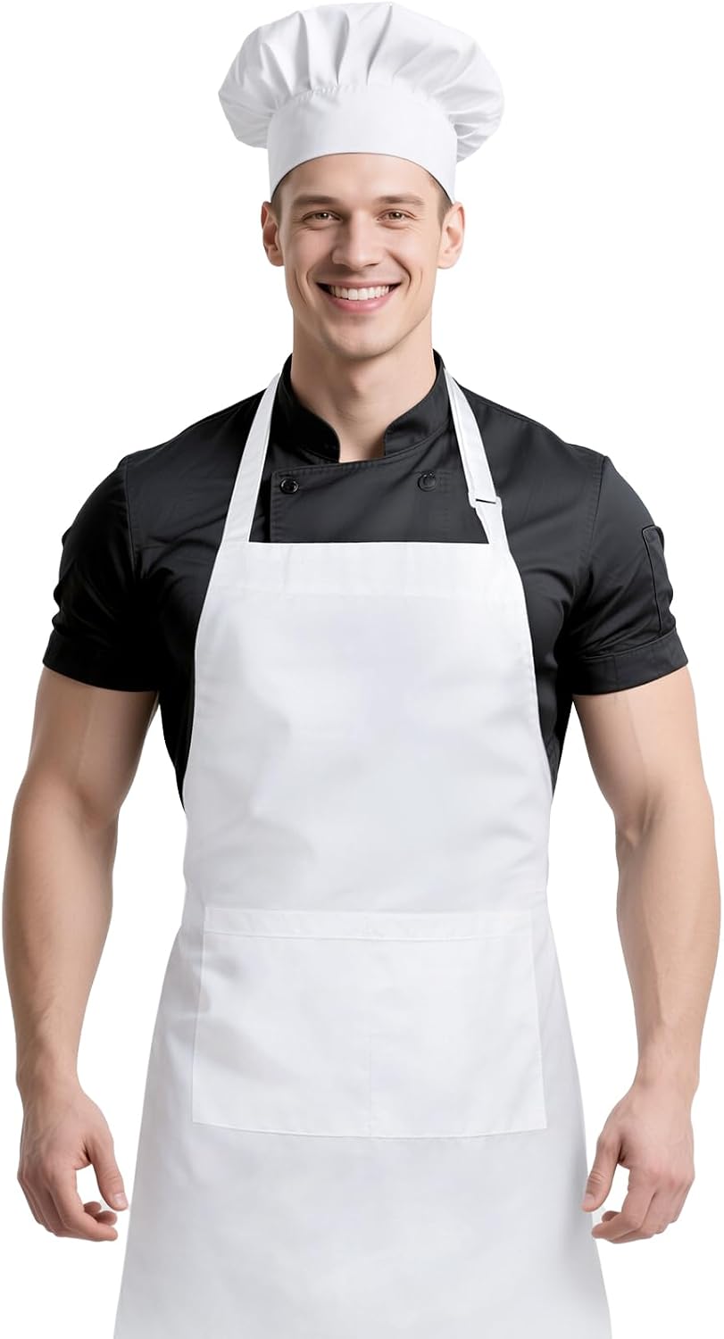 White Chef Hat & Apron Situation — WeirdThingsToBuy weird find