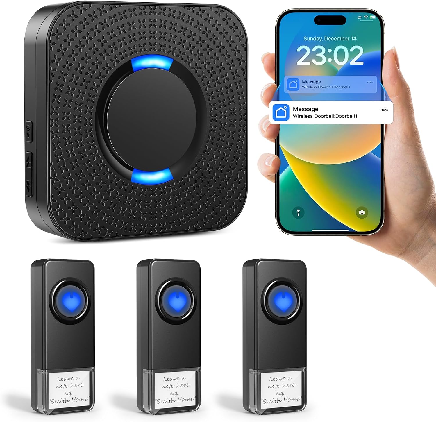 Wireless Doorbell App Alarm Smart Situation — WeirdThingsToBuy weird find