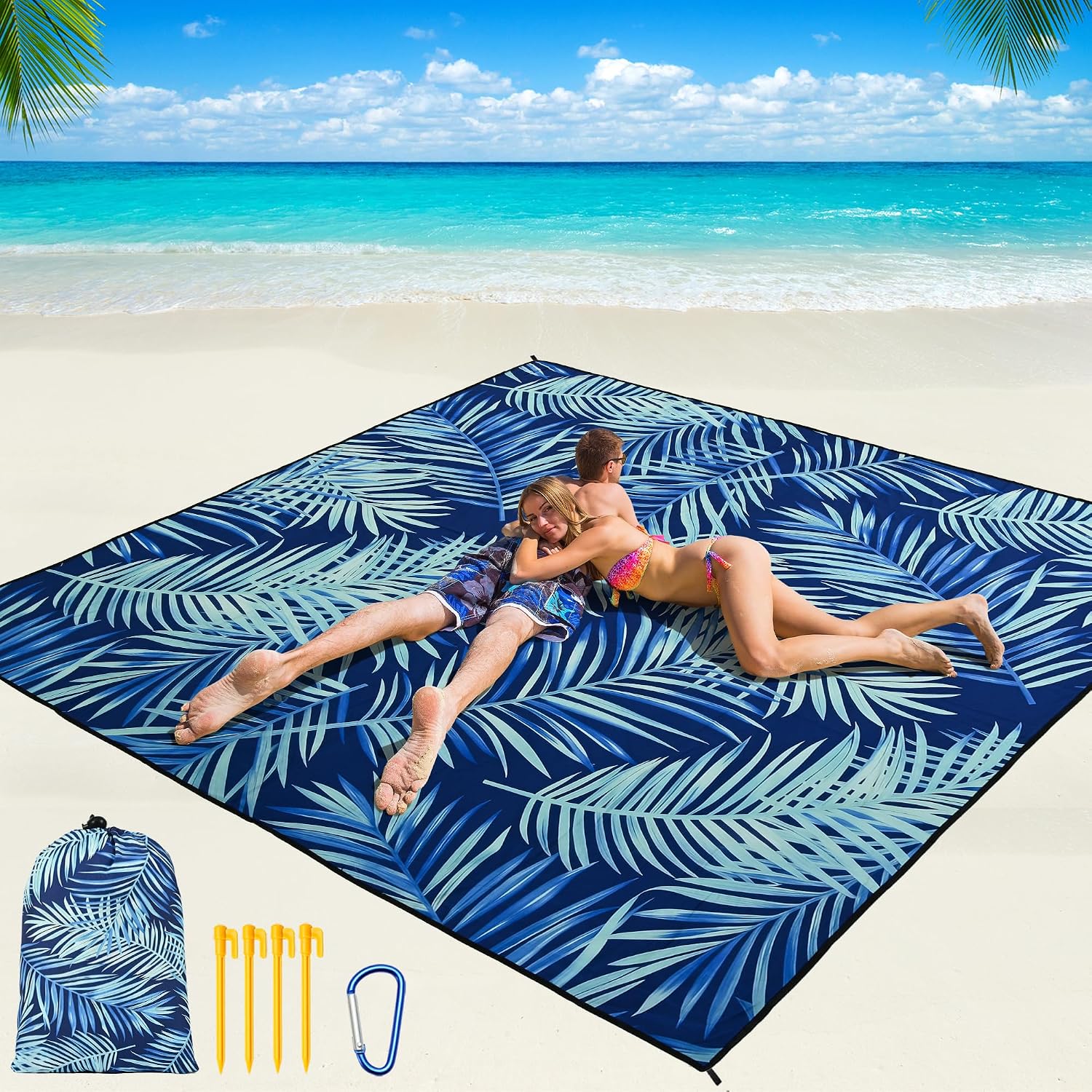 Wiwigo Beach Blanket Mat Waterproof Energy — WeirdThingsToBuy weird find