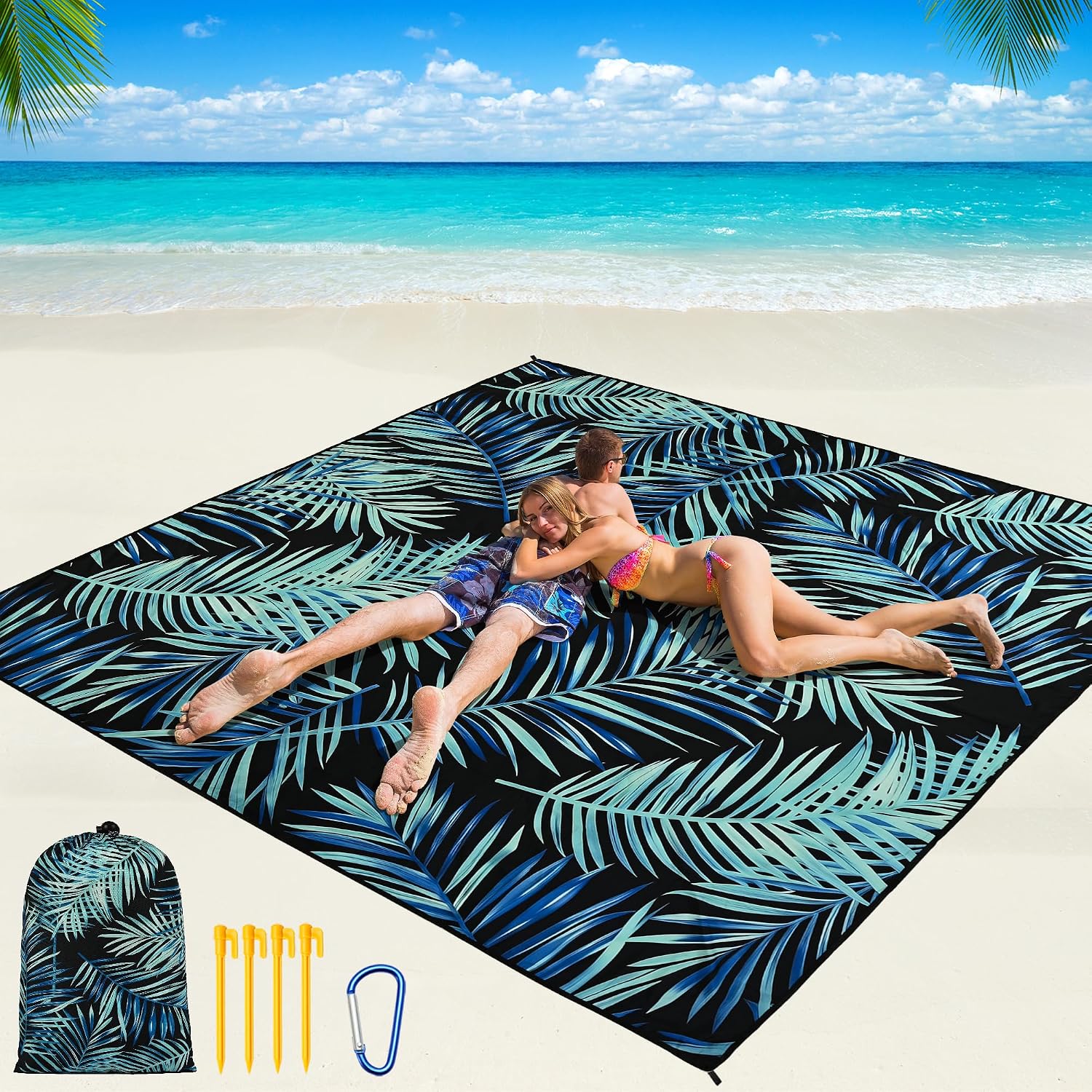 Wiwigo Beach Blanket Mat Waterproof — WeirdThingsToBuy weird find