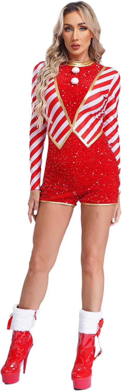 Women Christmas Dance Costume Long Energy — WeirdThingsToBuy weird find