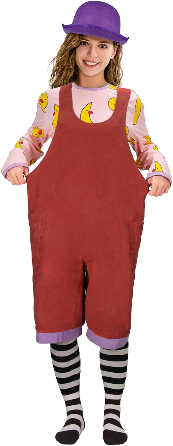 Women Clown Costume Bib Overalls Situation — WeirdThingsToBuy weird find