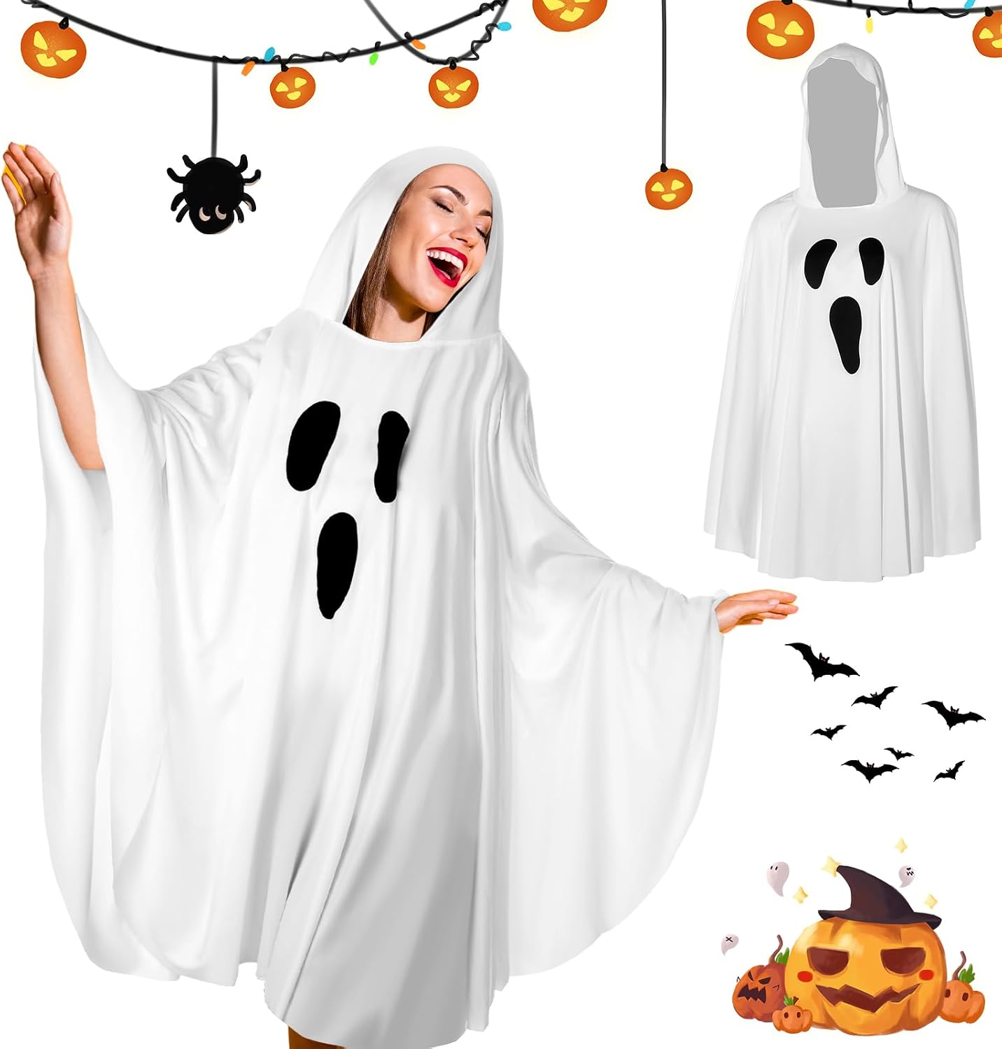 Women Ghost Costume Adult Halloween — WeirdThingsToBuy weird find