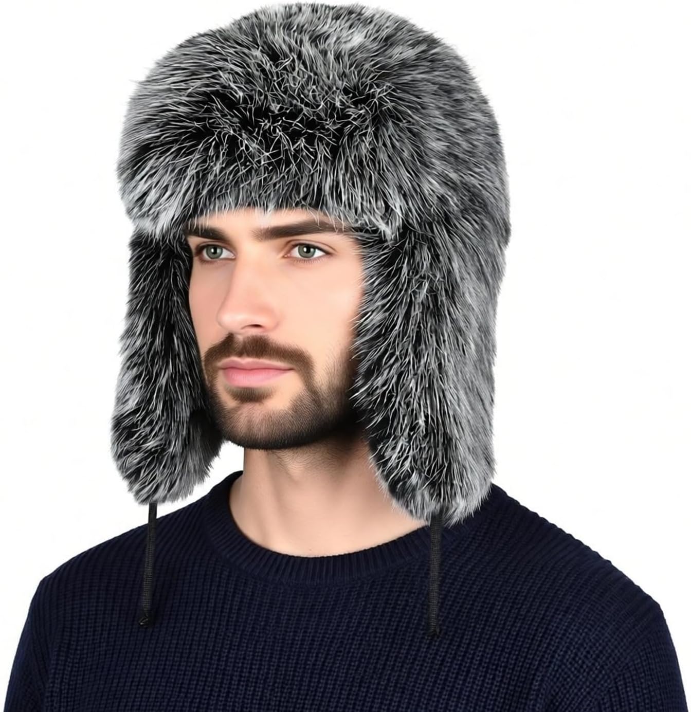 Women Men Faux Fur Trapper Energy — WeirdThingsToBuy weird find