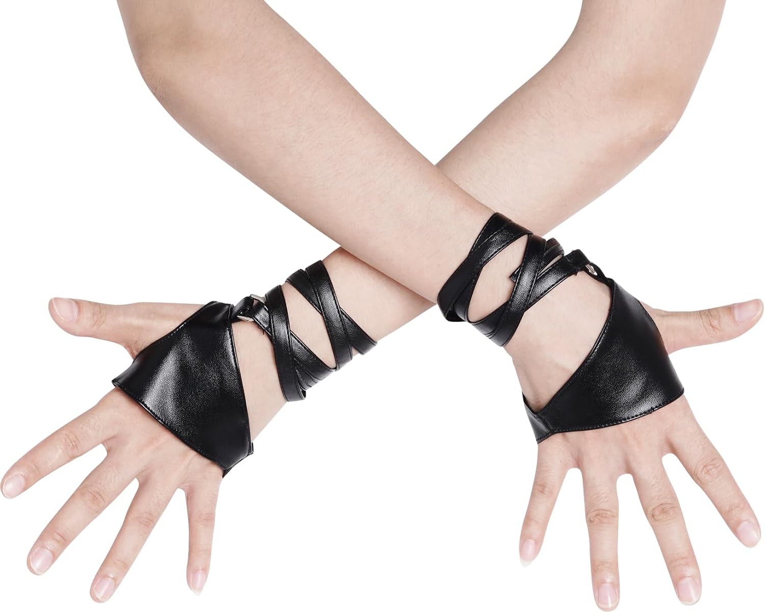 Women Punk Half Palm Fingerless — WeirdThingsToBuy weird find