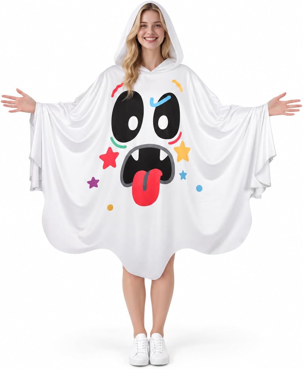 Women's White Hooded Ghost Costume — WeirdThingsToBuy weird find