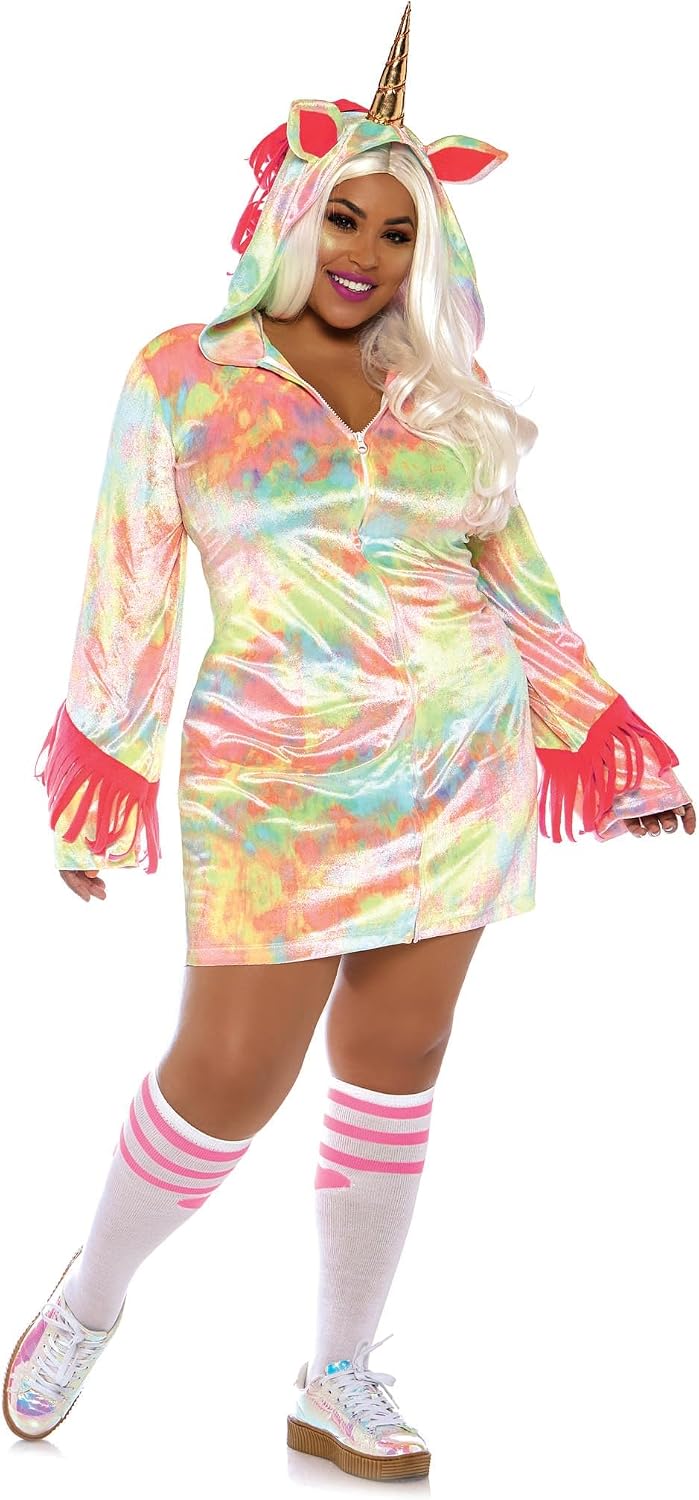Womens Enchanted Unicorn Hooded Zipper Situation — WeirdThingsToBuy weird find