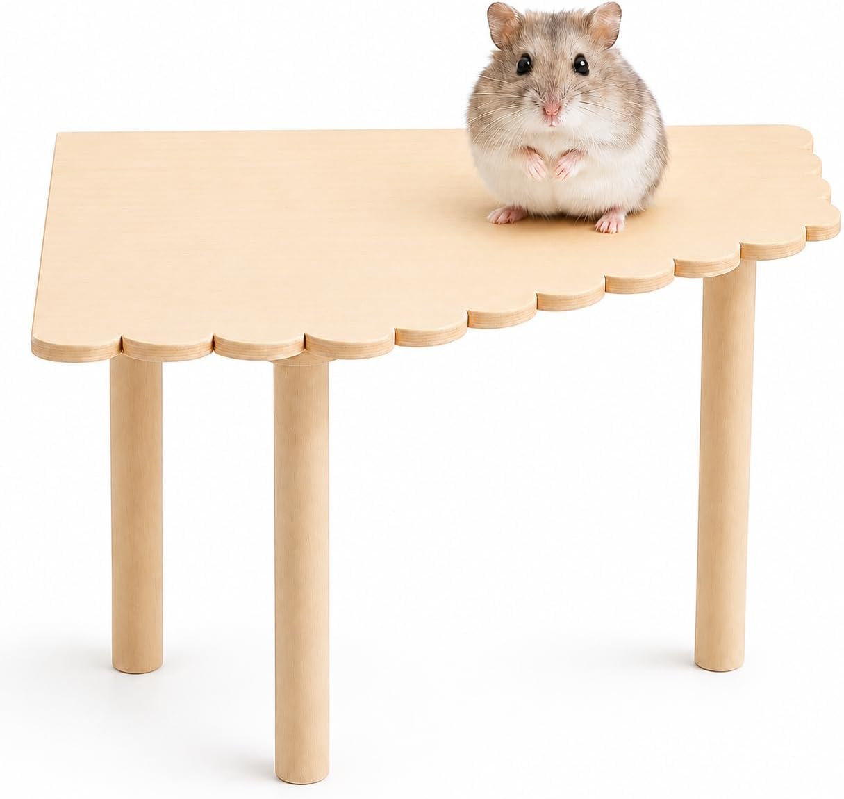Wooden Hamster Platform Hideout Elevated Situation — WeirdThingsToBuy weird find