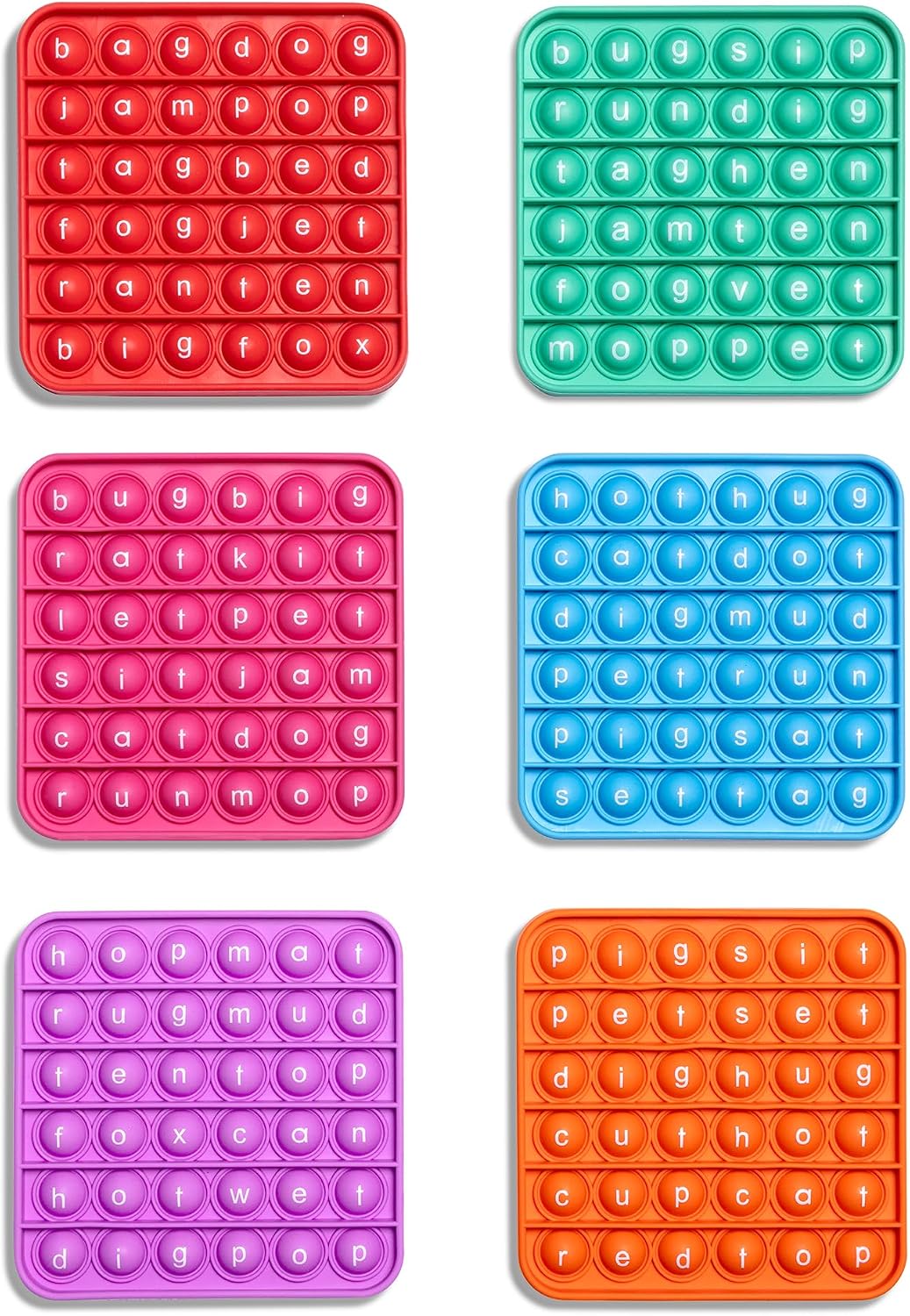 Word Pop Cvc Words Mats Situation — WeirdThingsToBuy weird find