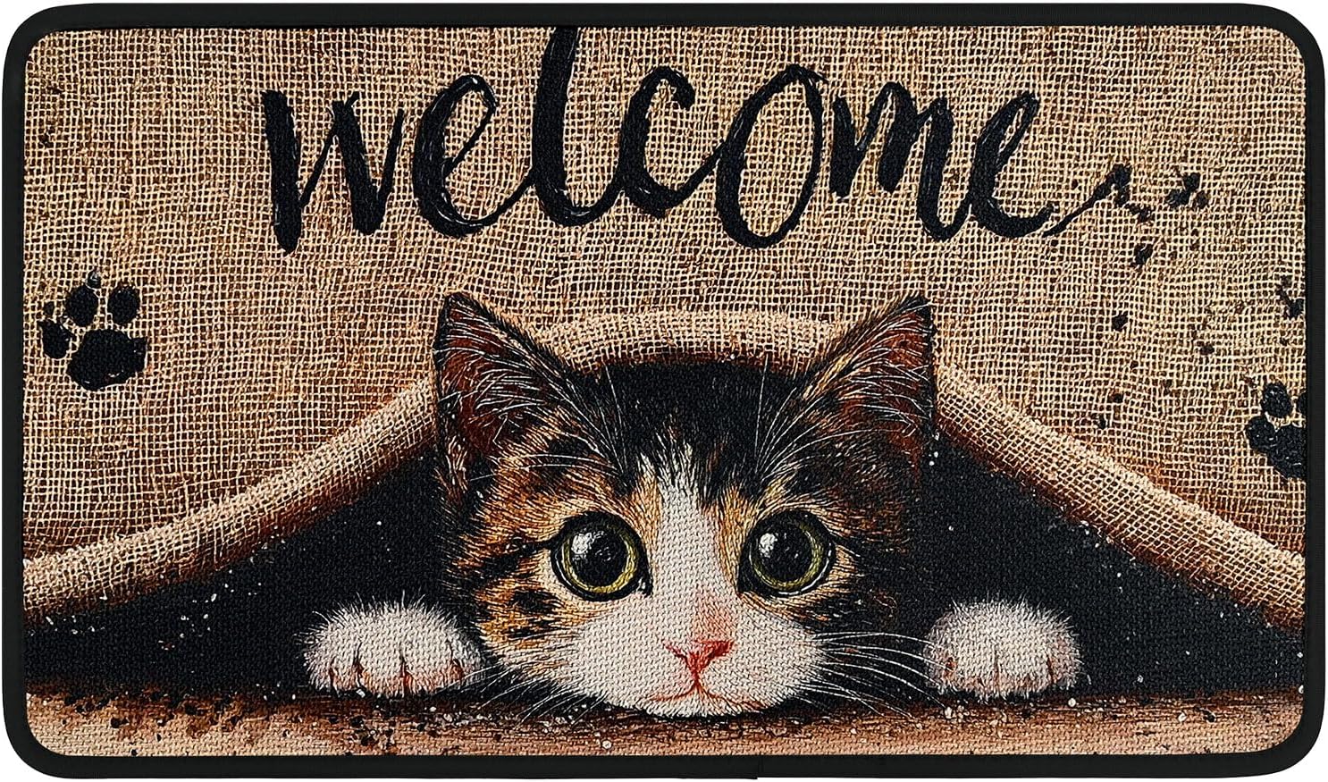 Worltoldb Welcome Cat Door Mat — WeirdThingsToBuy weird find