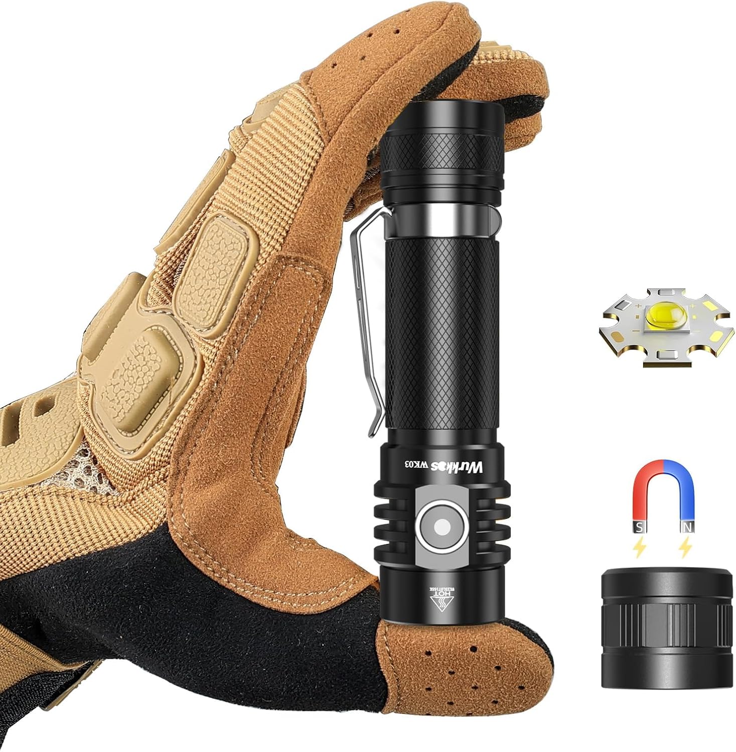 Wurkkos Wk03 Led Flashlight Pocket Energy — WeirdThingsToBuy weird find