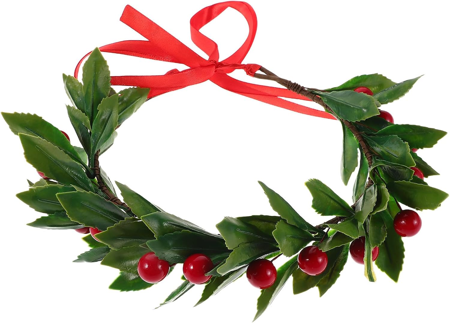 Xmas Artificial Berry Wreath Holiday — WeirdThingsToBuy weird find
