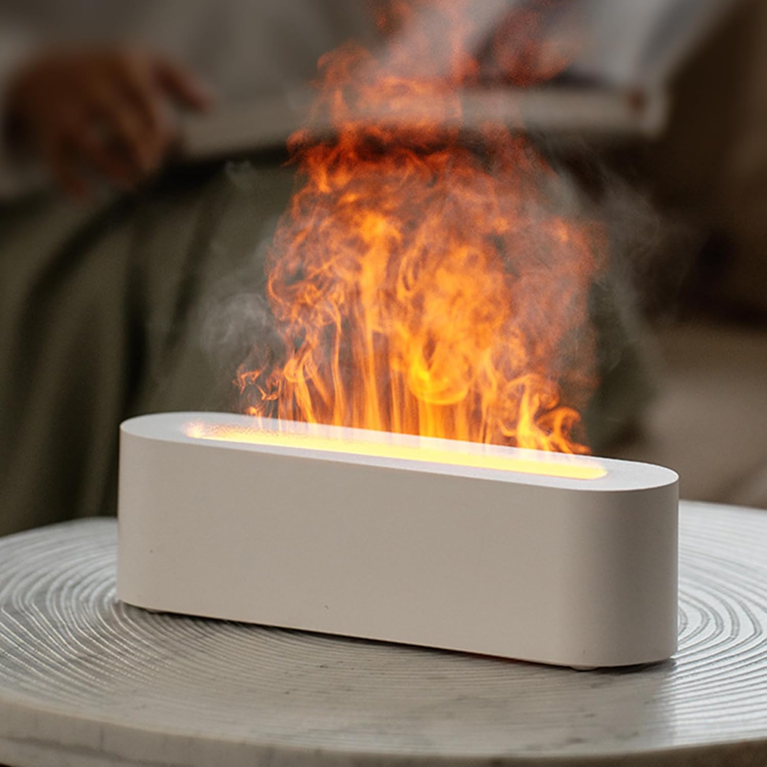 Yaledi Essential Oil Diffuser Fireplace Situation — WeirdThingsToBuy weird find