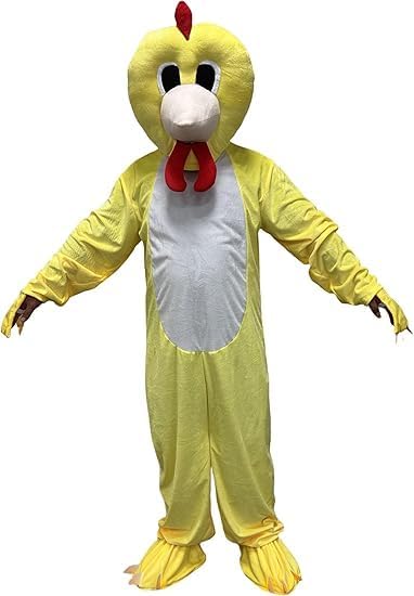 Yellow Chicken Mascot Costume — WeirdThingsToBuy weird find