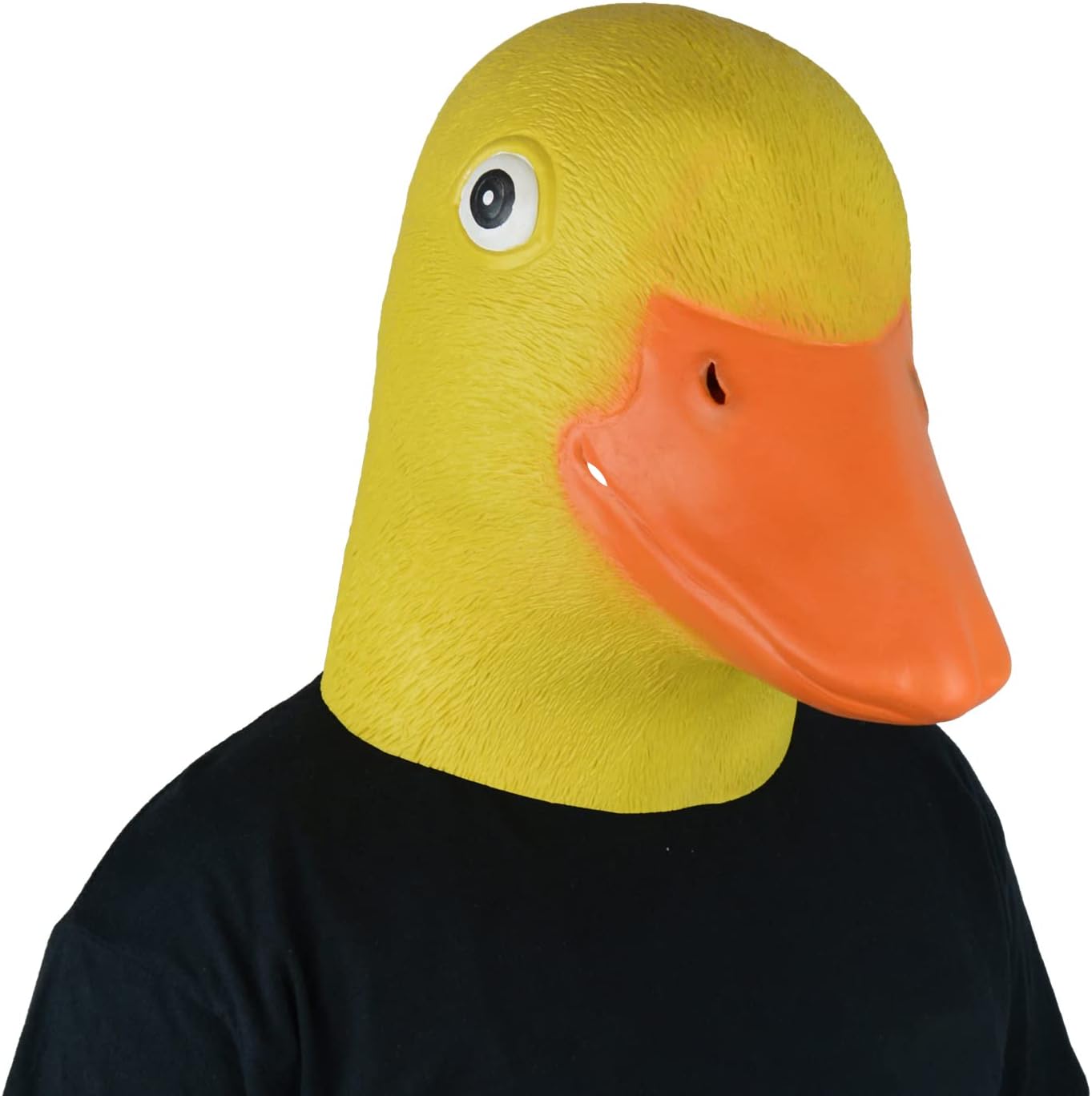 Yellow Duck Head Mask Halloween — WeirdThingsToBuy weird find