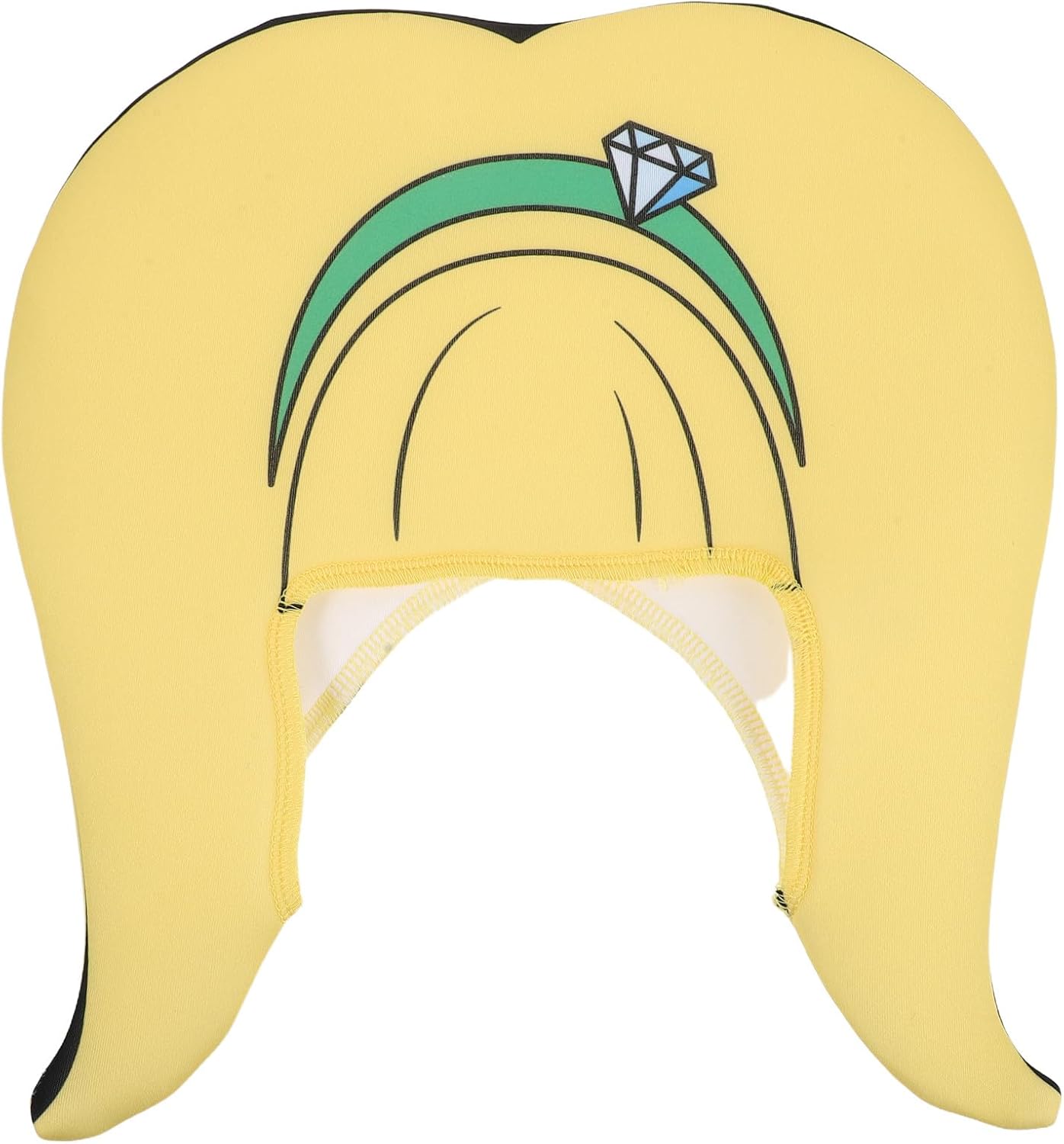 Yellow Foam Hair Wig Hat — WeirdThingsToBuy weird find