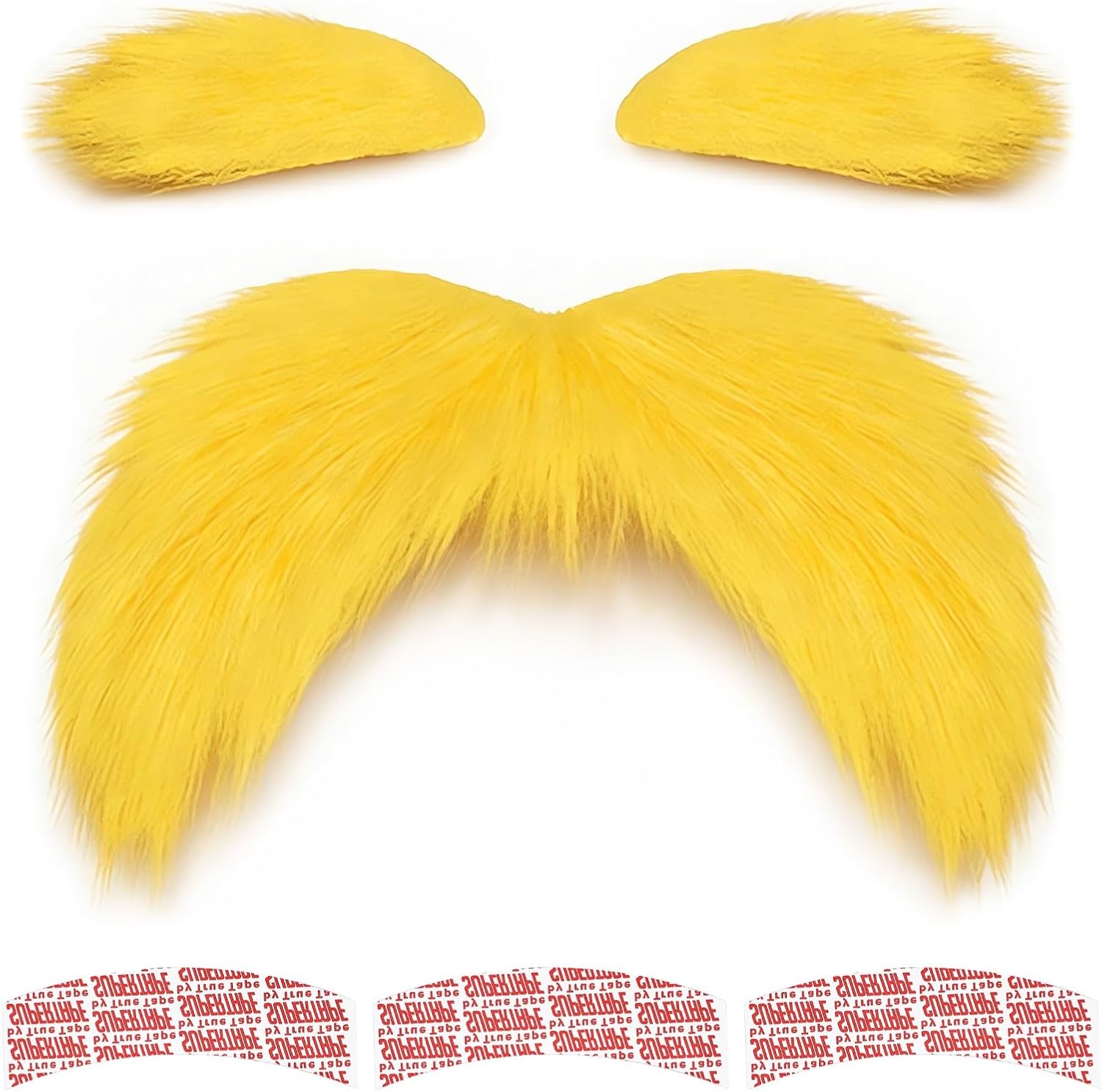 Yellow Mustache & Eyebrows Funny — WeirdThingsToBuy weird find