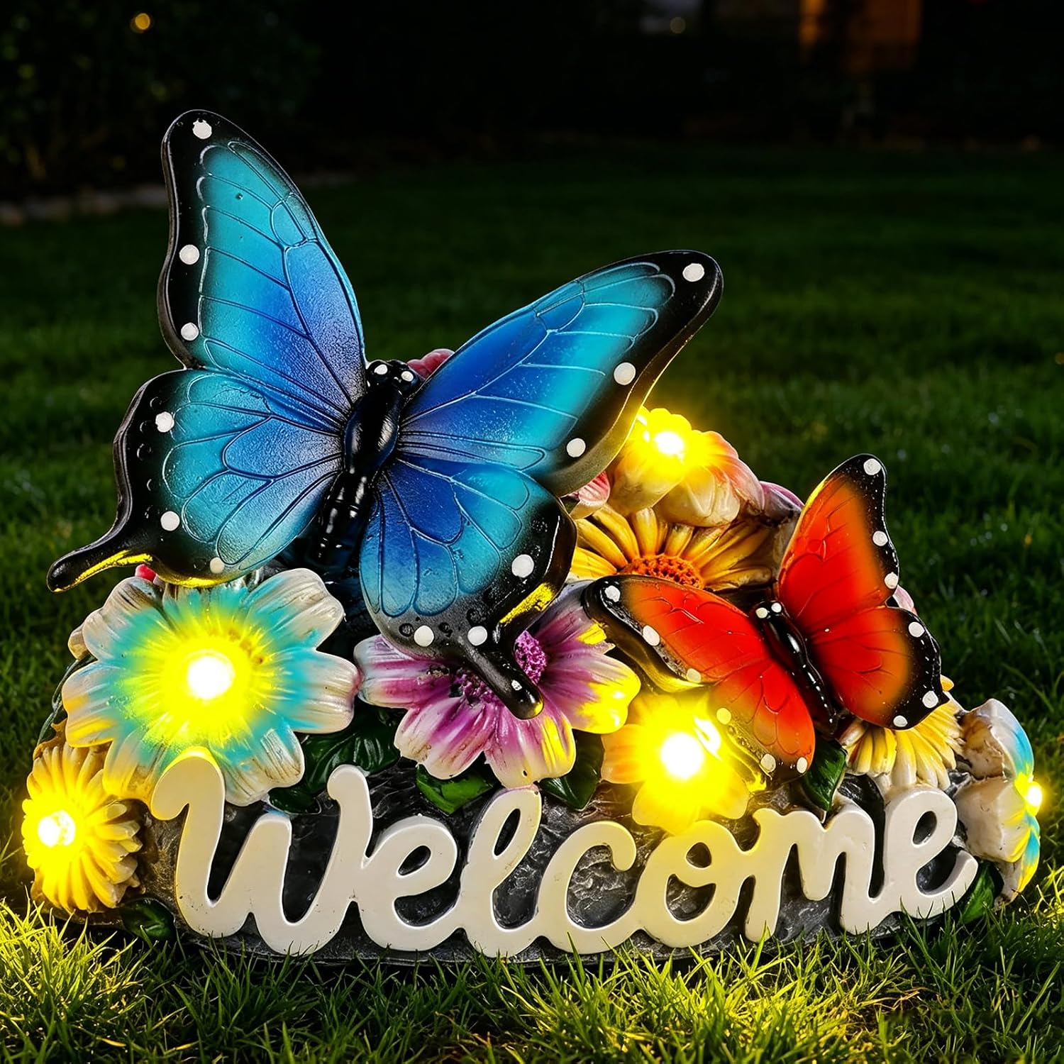 Yhsolar Solar Butterfly Garden Statues Situation — WeirdThingsToBuy weird find