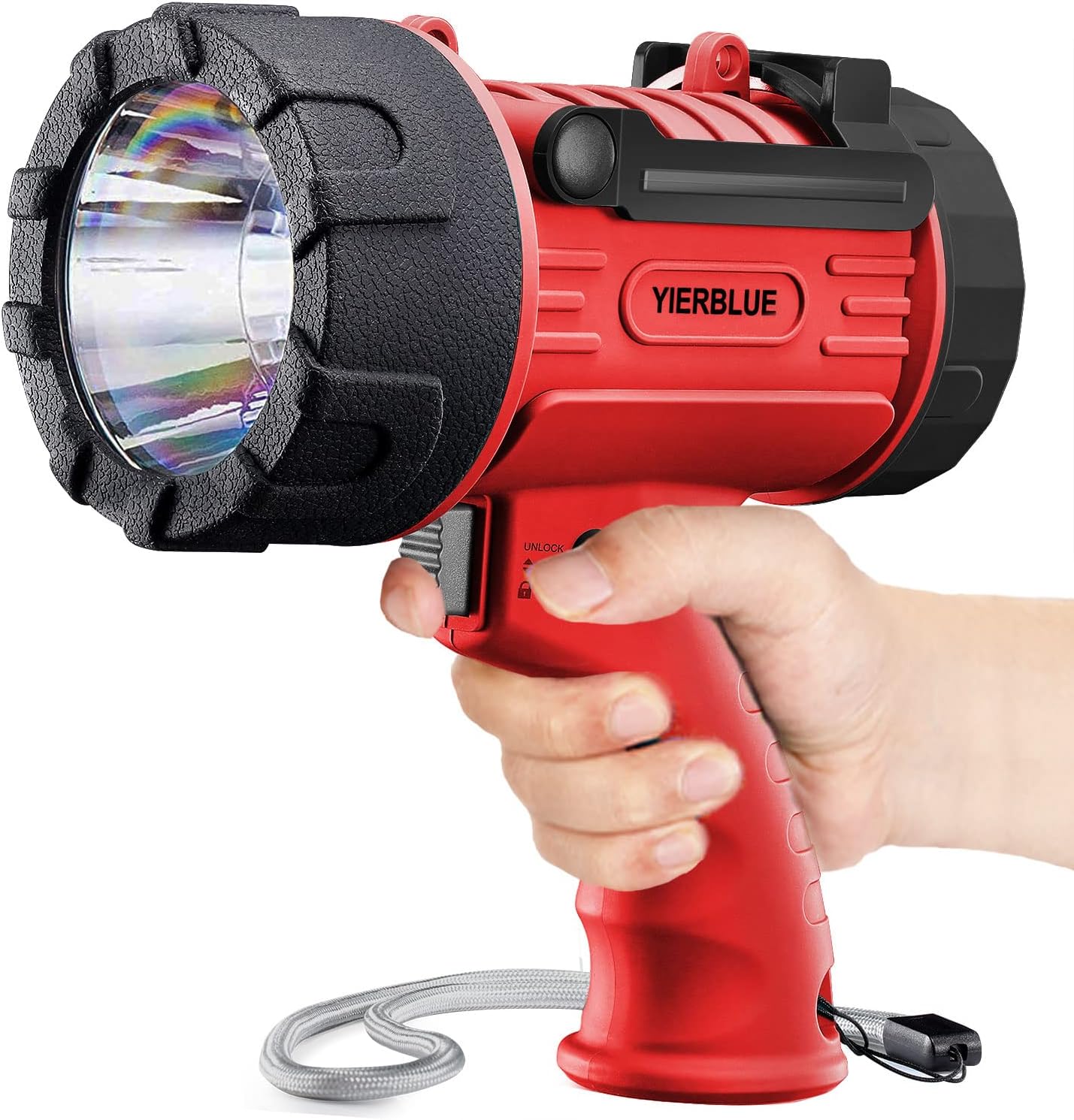 Yierblue Rechargeable Spotlight Flashlight — WeirdThingsToBuy weird find