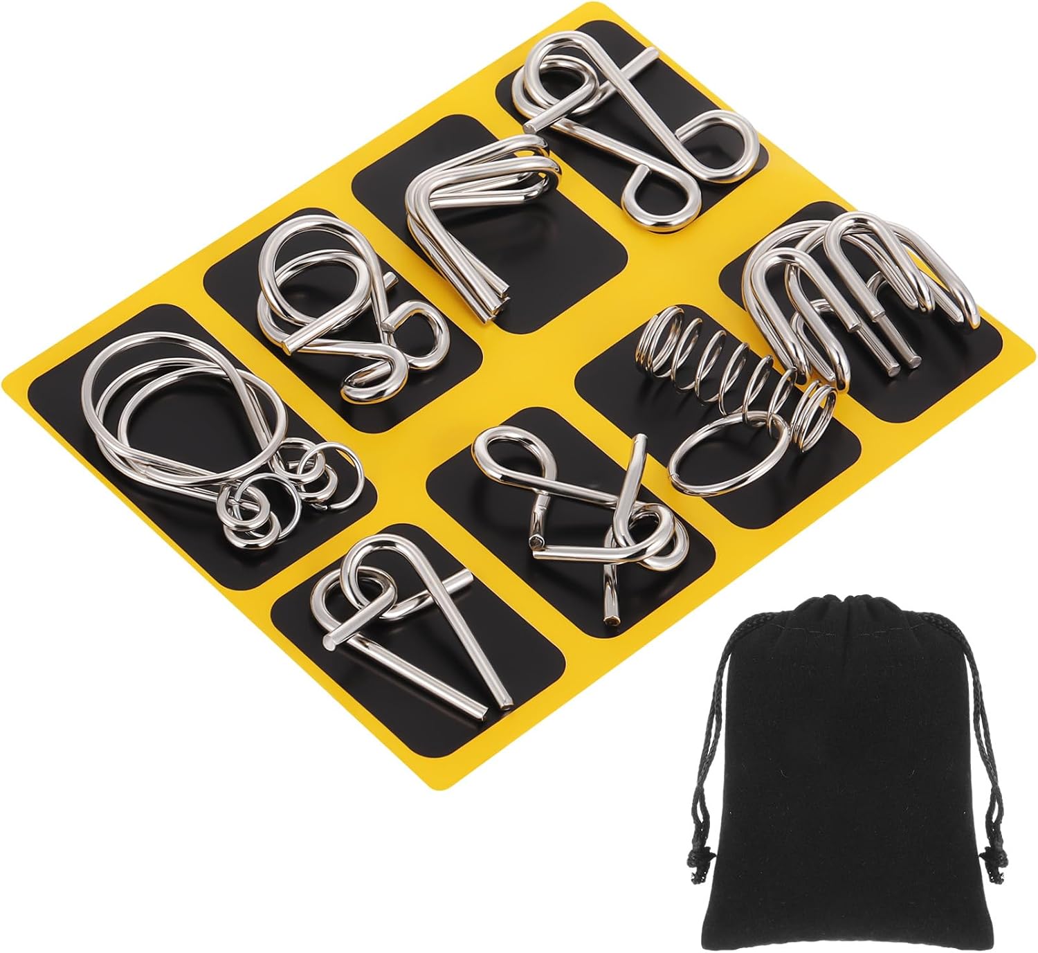 Yilloog 8 Pack Brain Teaser Situation — WeirdThingsToBuy weird find
