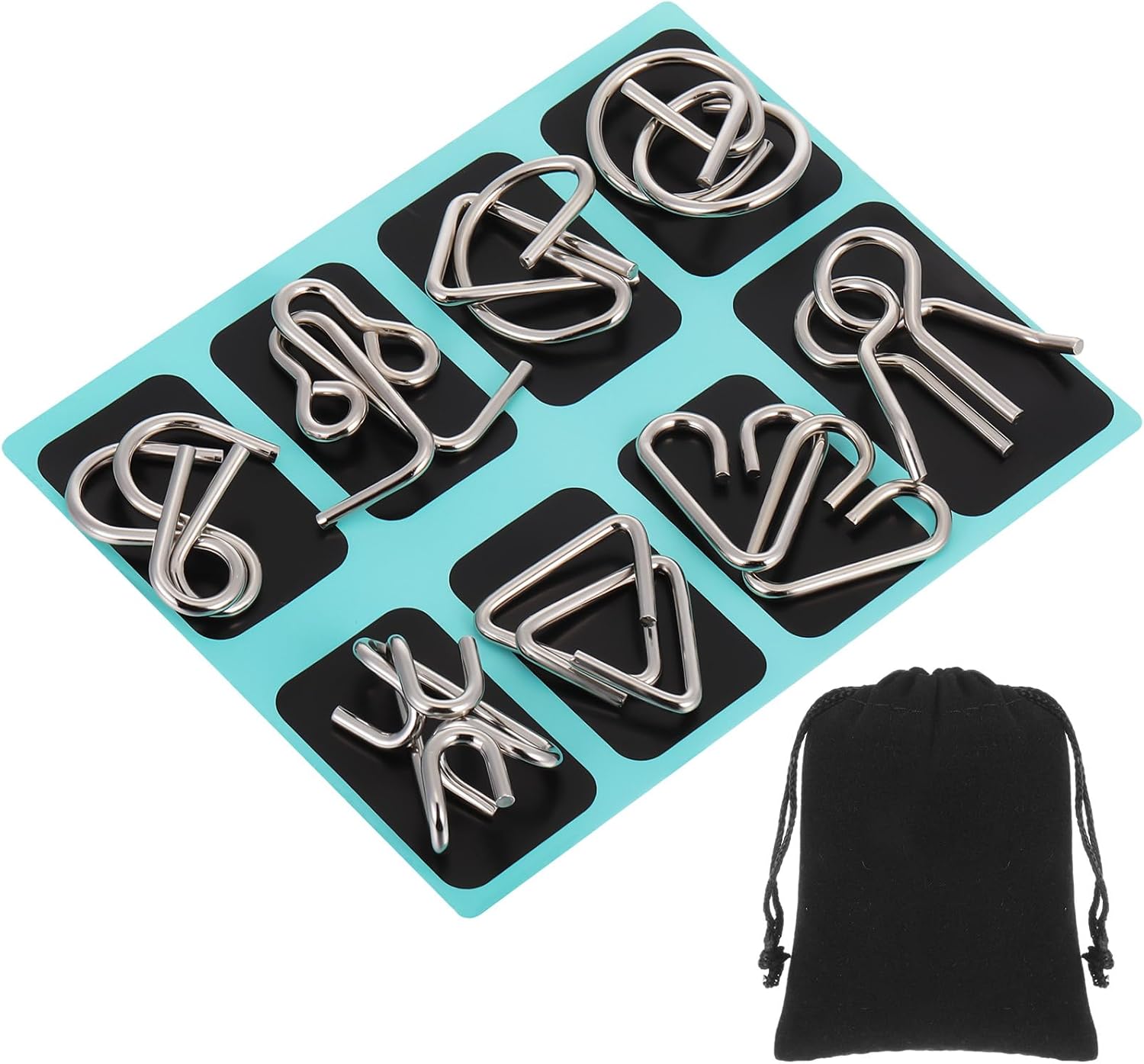 Yilloog 8 Pack Brain Teaser — WeirdThingsToBuy weird find