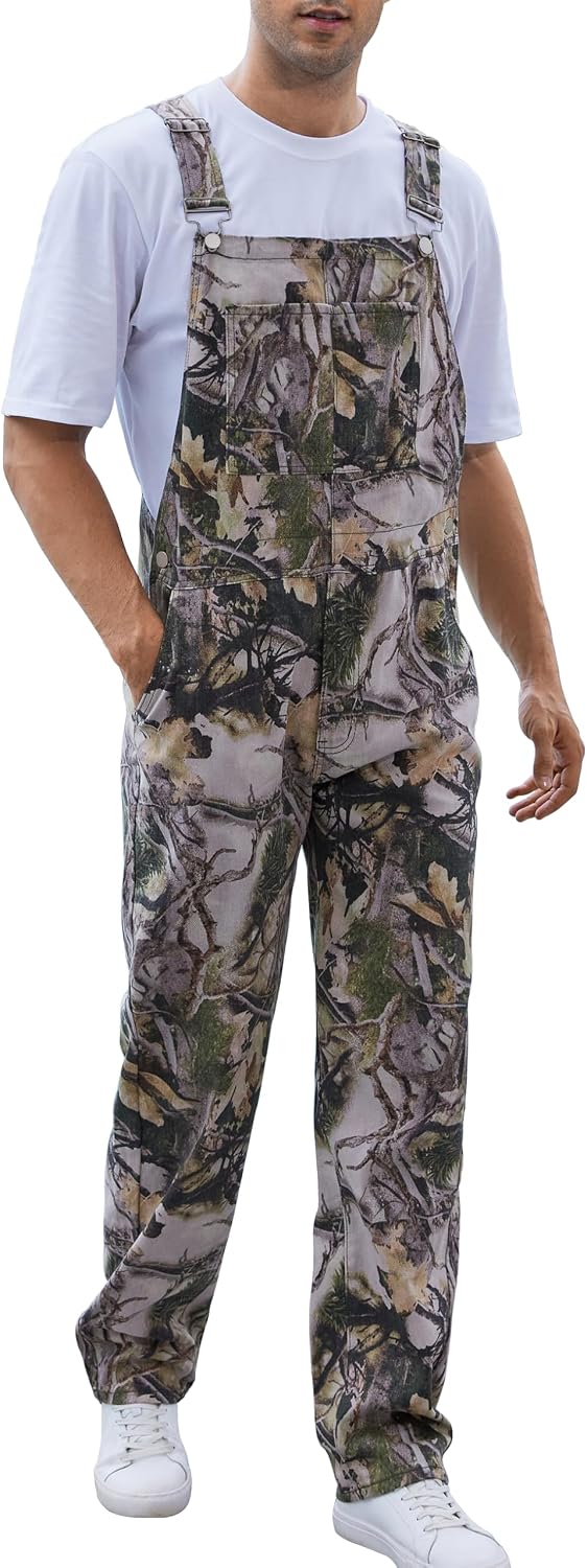 Yuanbang Camo Bibs Overalls Men — WeirdThingsToBuy weird find
