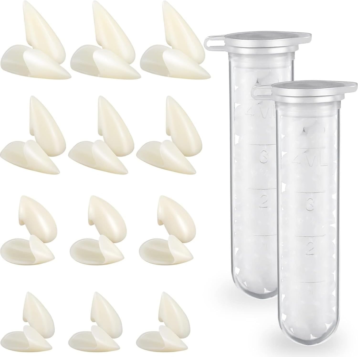 Zhanmai 12 Pairs Vampire Teeth Energy — WeirdThingsToBuy weird find