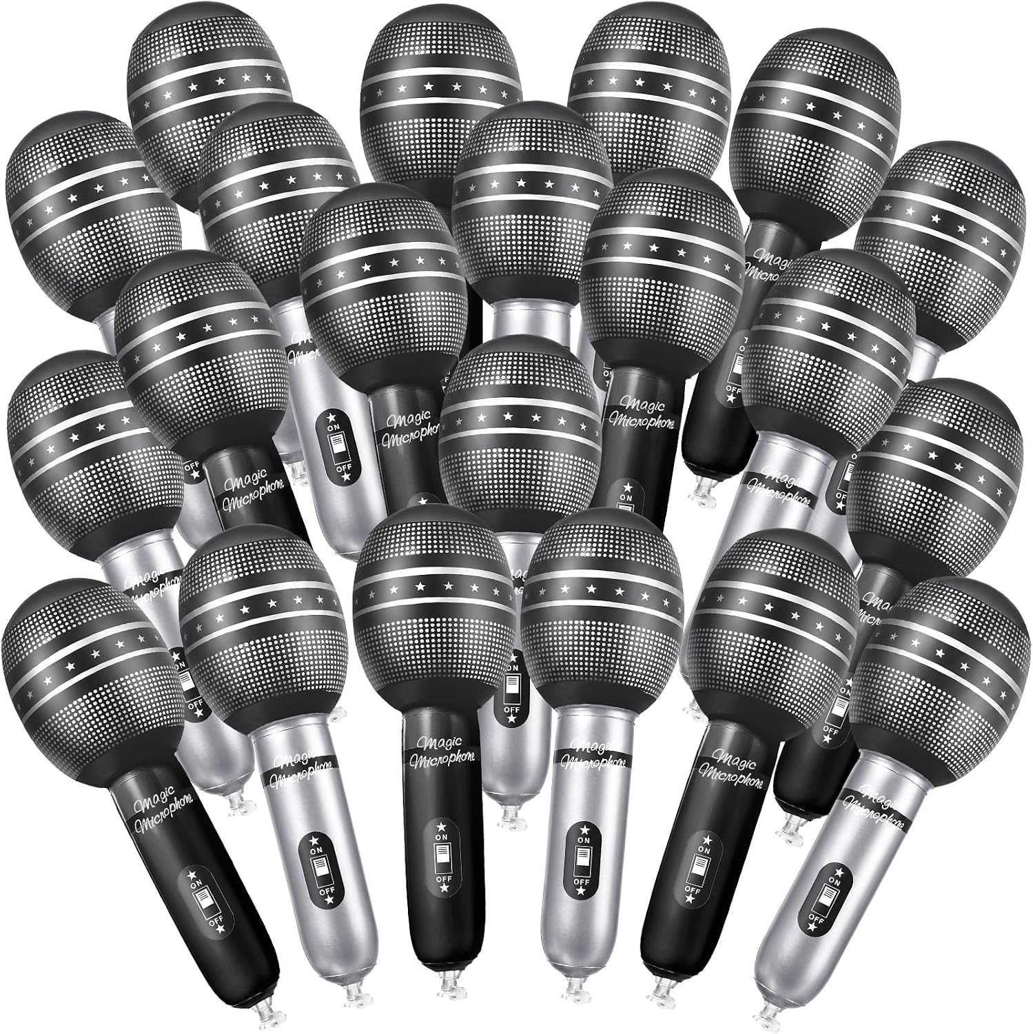 Zhanmai 24 Inflatable Microphones Kids — WeirdThingsToBuy weird find