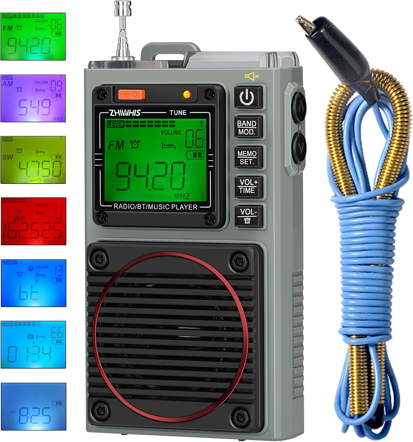 Zhiwhis Shortwave Radio Portable Weather Energy — WeirdThingsToBuy weird find