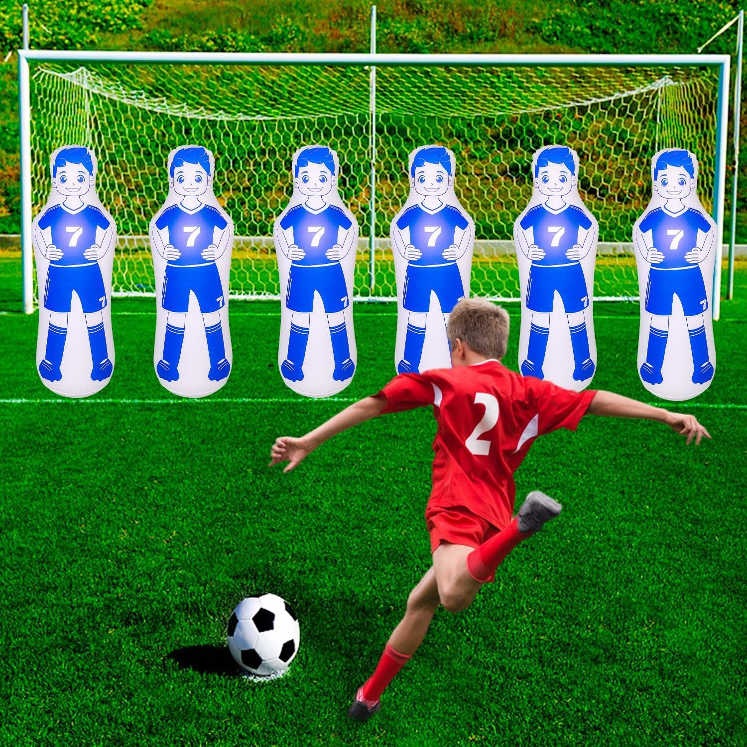 Zhuynxir Inflatable Soccer Dummy Soccer — WeirdThingsToBuy weird find