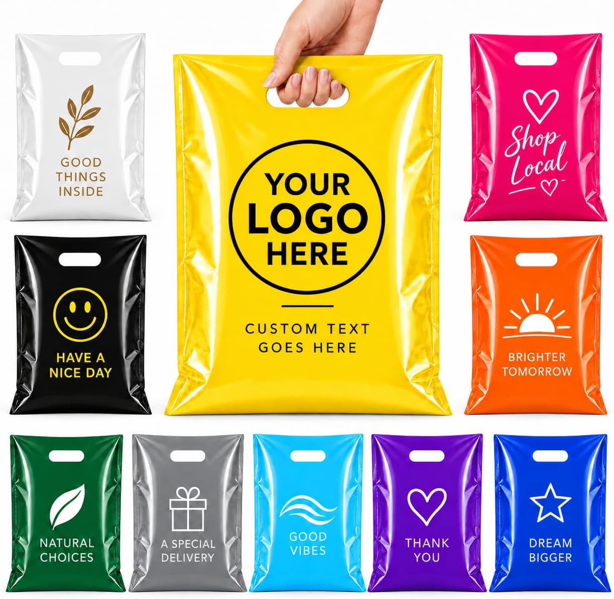 Zmm Custom 500pcs Plastic Bags — WeirdThingsToBuy weird find