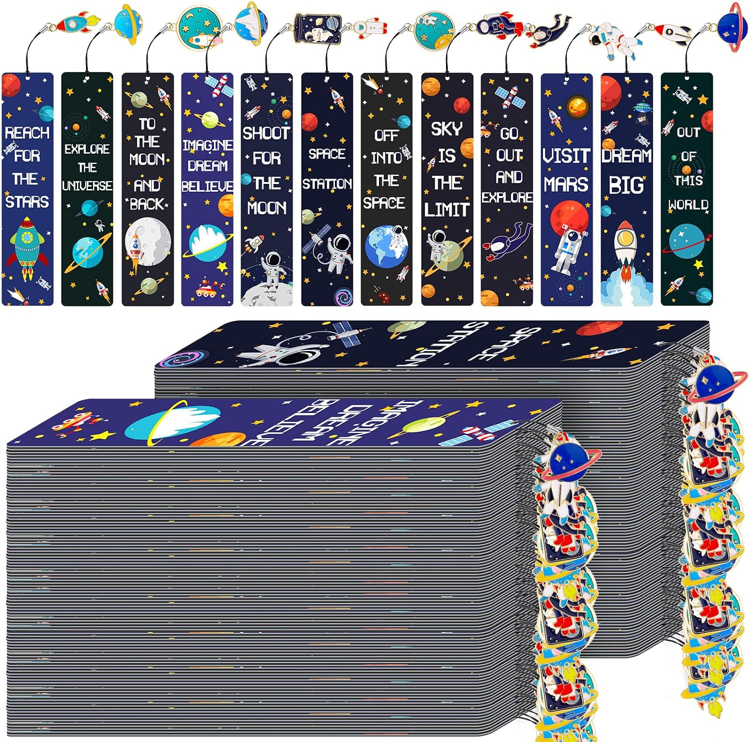 Zonon 288 Pack Space Bookmarks Situation — WeirdThingsToBuy weird find