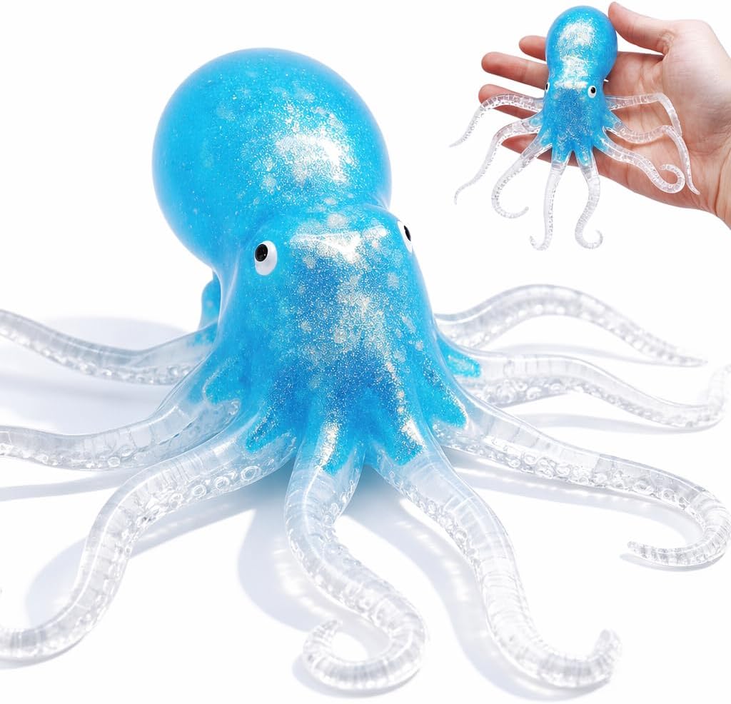 Ztatu Octopus Collectible Figurines Colorful — WeirdThingsToBuy weird find